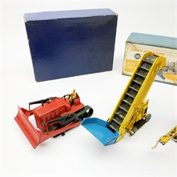 Dinky - Elevator Loader No.564, boxed with internal packaging; Blaw Knox Bulldozer No.561; Heavy Tractor No.563; and Coles Mobile Crane No.571, all boxed (4)