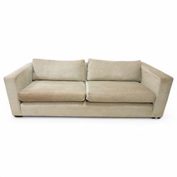 Sinclair Melson Ltd - contemporary bespoke three seat sofa, upholstered in Zimmer & Rohde fabric