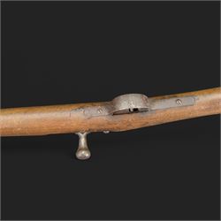REGISTERED FIREARMS DEALER ONLY De-activated 19th Century French Chassepot Rifle type 1874, serial no 60024, breech stamped Manufacture D’Armes, with detachable ram rod bolt action with full length walnut stock, stock marked 29916 V MA M S Juillet J 1874, L130cm IMPORTANT NOTE THE RIFLE IS DEACTIVATED BUT TO PRE-2018 STANDARD ONLY. IT CAN ONLY BE PURCHASED BY A REGISTERED FIREARMS DEALER, MUSEUM HOLDING CURRENT UK LICENCE OR WITH APPROPRIATE EXEMPTION