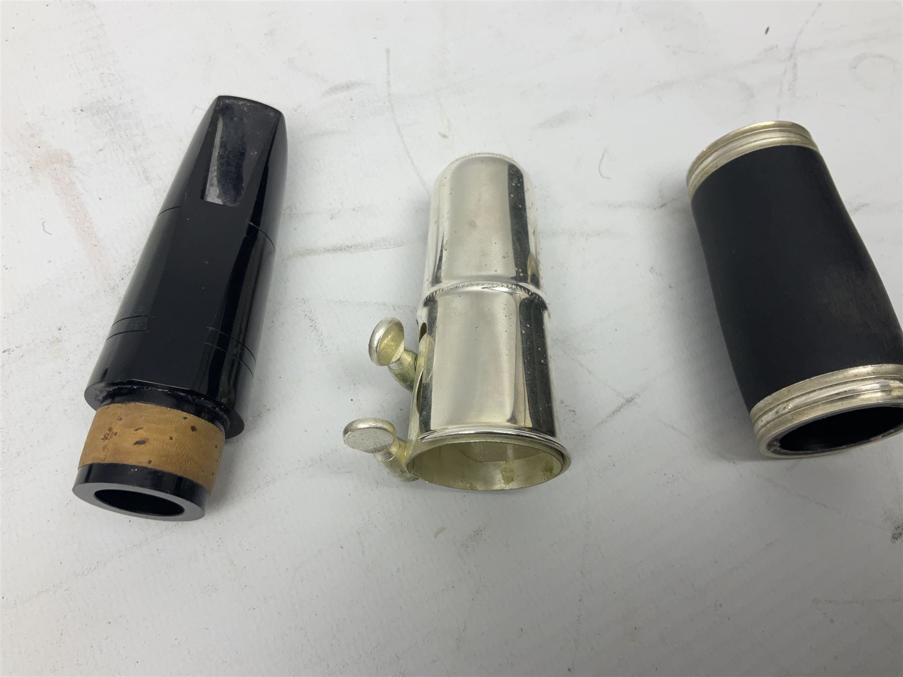 John Packer JP121 Mk.IV five-piece clarinet, serial no.12109992; in original case; and B & H 78 four-piece clarinet, serial no.1107309; cased (2)