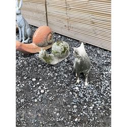 Selection of garden animals such as snails, rabbits, cat and other  - THIS LOT IS TO BE COLLECTED BY APPOINTMENT FROM DUGGLEBY STORAGE, GREAT HILL, EASTFIELD, SCARBOROUGH, YO11 3TX