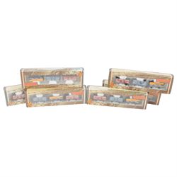 Six Bachmann 00 gauge 33033 Coal Traders Classics Yorkshire triple wagon packs, all boxed