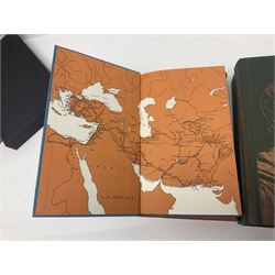Folio Society - nineteen volumes including The Great Plague, Egypt Revealed, The Life of Alexander the Great, The Earth an Intimate History etc  