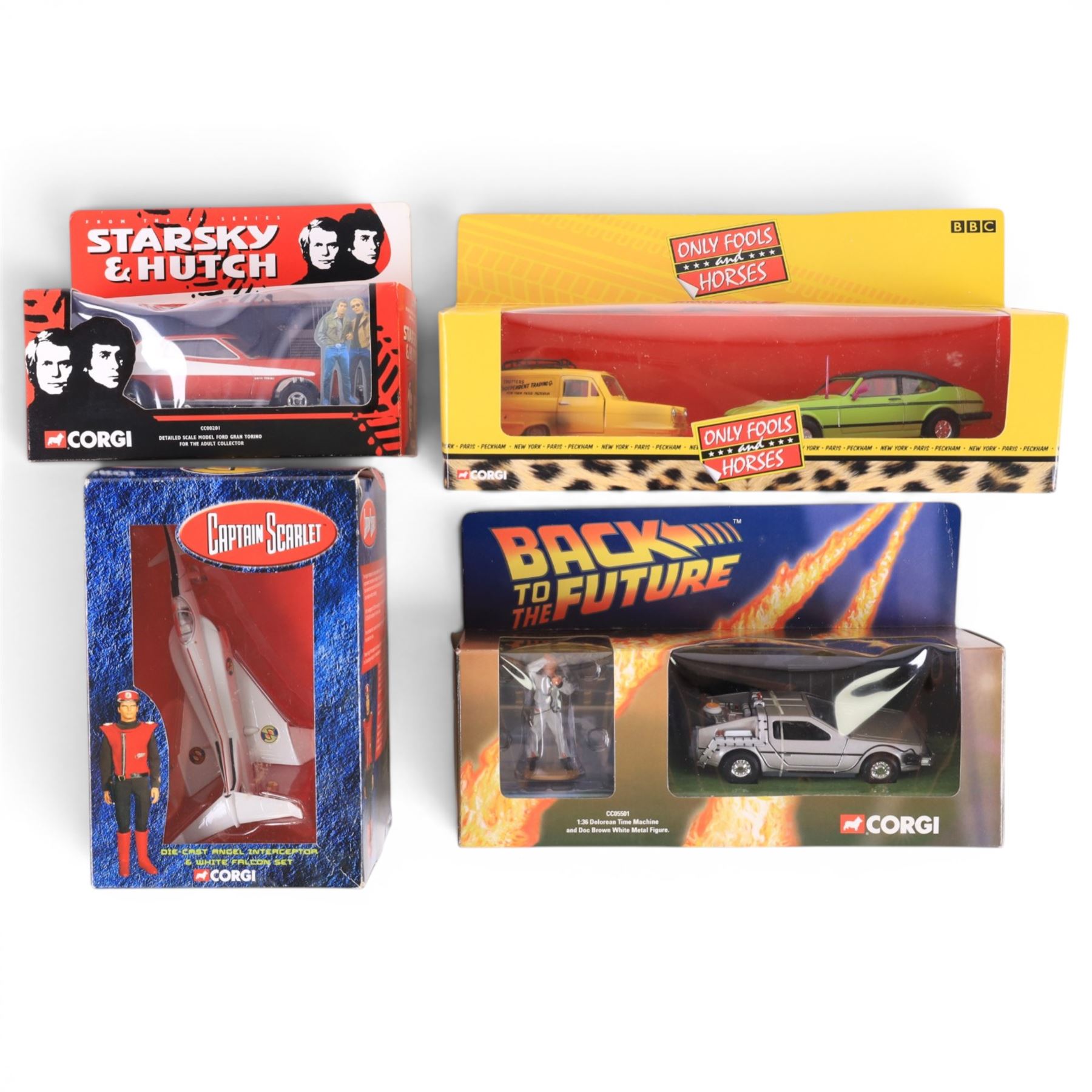 Four Corgi TV and Film related diecast model vehicles | Toys