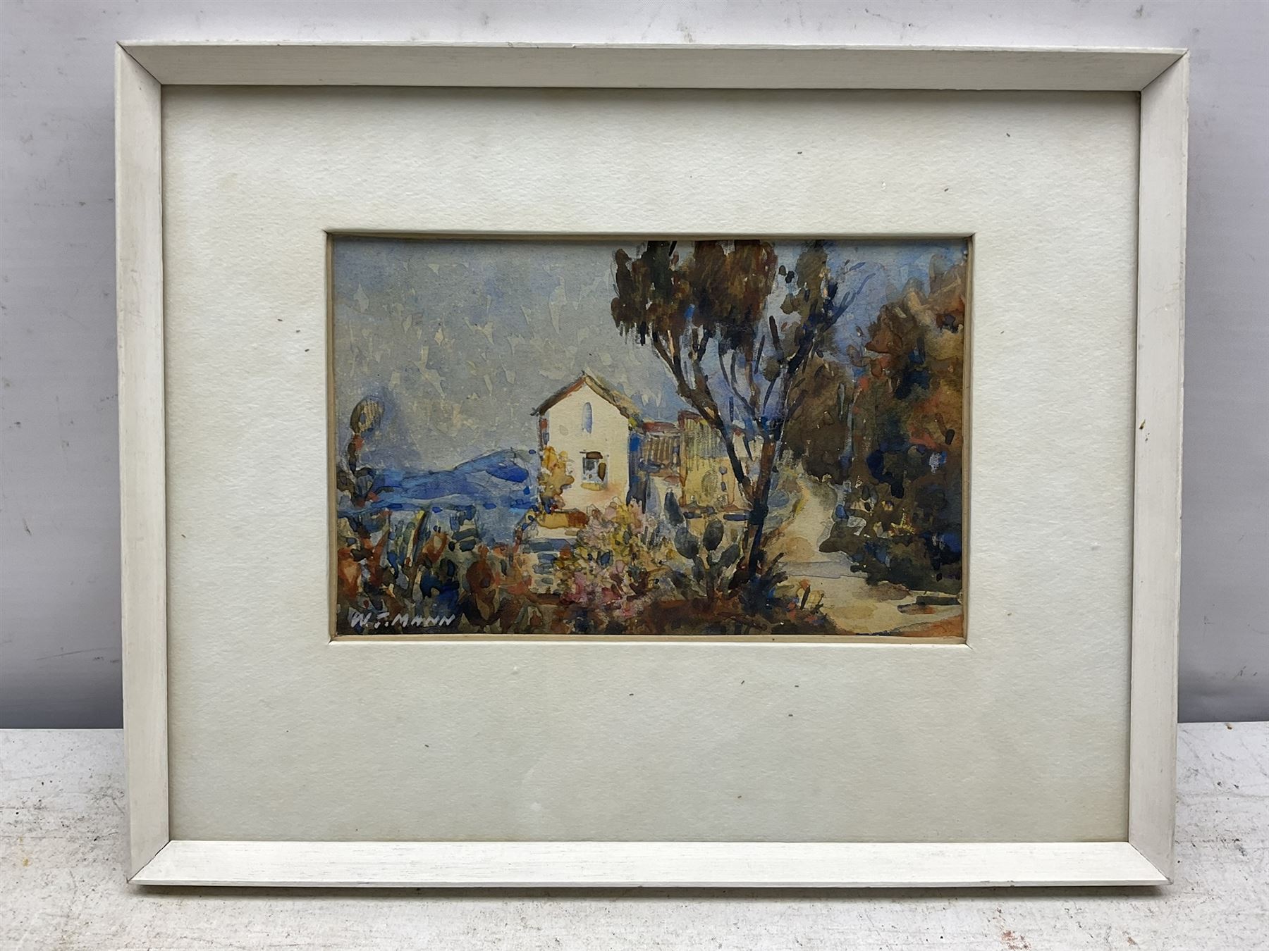 William J Mann (Scarborough early 20th century): 'The City Square Las Palmas' 'Gran Canaria' 'The Road to San Mateo' & 'Borganvillea Las Palmas' , set of four watercolours signed and one dated '32, 14cm x 22cm (4) 
Notes: Mann was a member of the Fylingdales Group of Artists and lived in Newby, Scarborough.