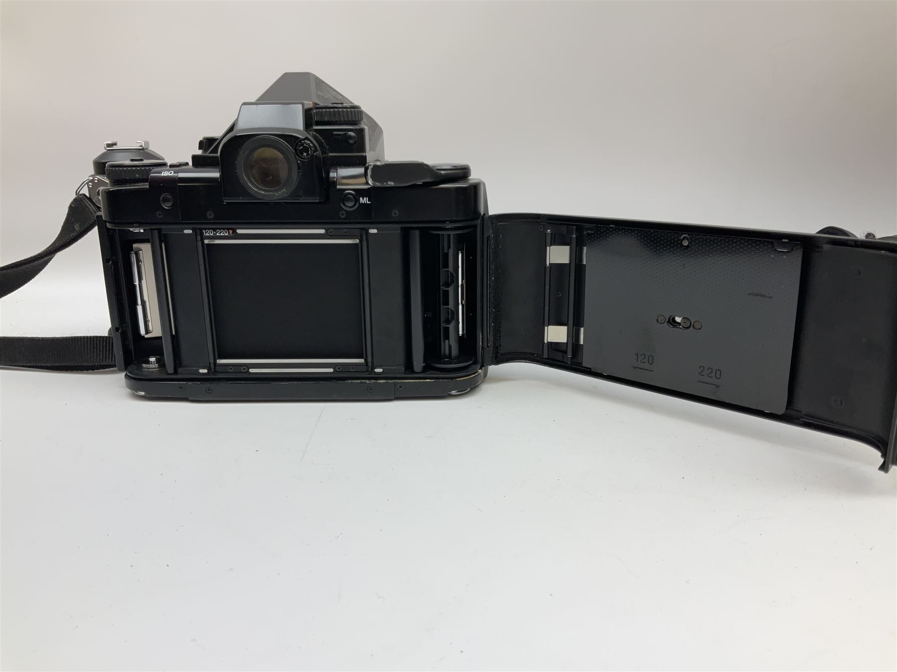 Pentax 67II camera with Asahi SMC Pentax - 6x7 ‘1:4 45mm’ lens, Asahi Takumar / 6x7 ‘1:4.5/75’ lens, Asahi Macro-Takumar / 6x7 ‘1:4/135’ lens, Asahi SMC Pentax - 6x7 ‘1:2.8 165mm’ lens, Asahi Pentax 6x7 rear converter ‘T6-2X’, lens filters and various other accessories, housed in a Billingham carry bag