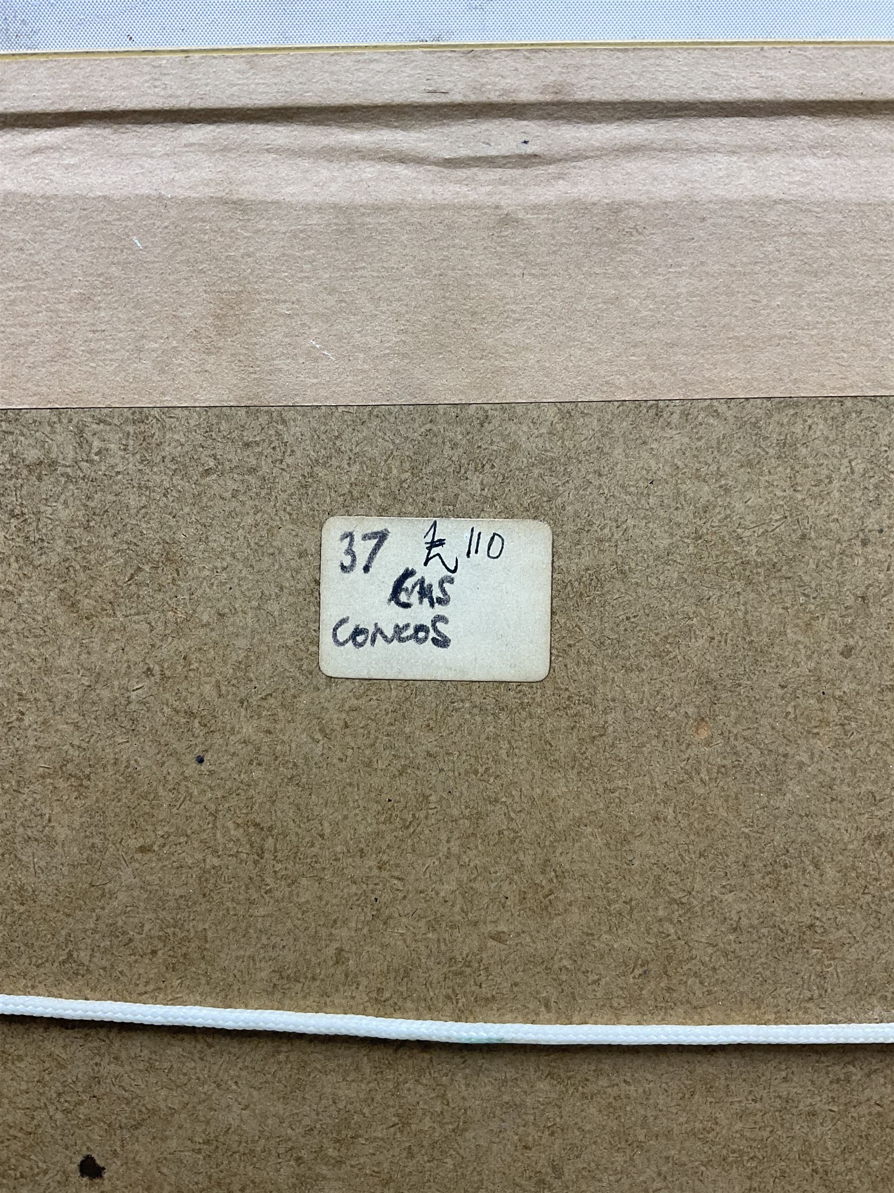 John Freeman (British 1942-): 'Cas Concos' Spain, watercolour signed titled and dated '85, 24cm x 23cm