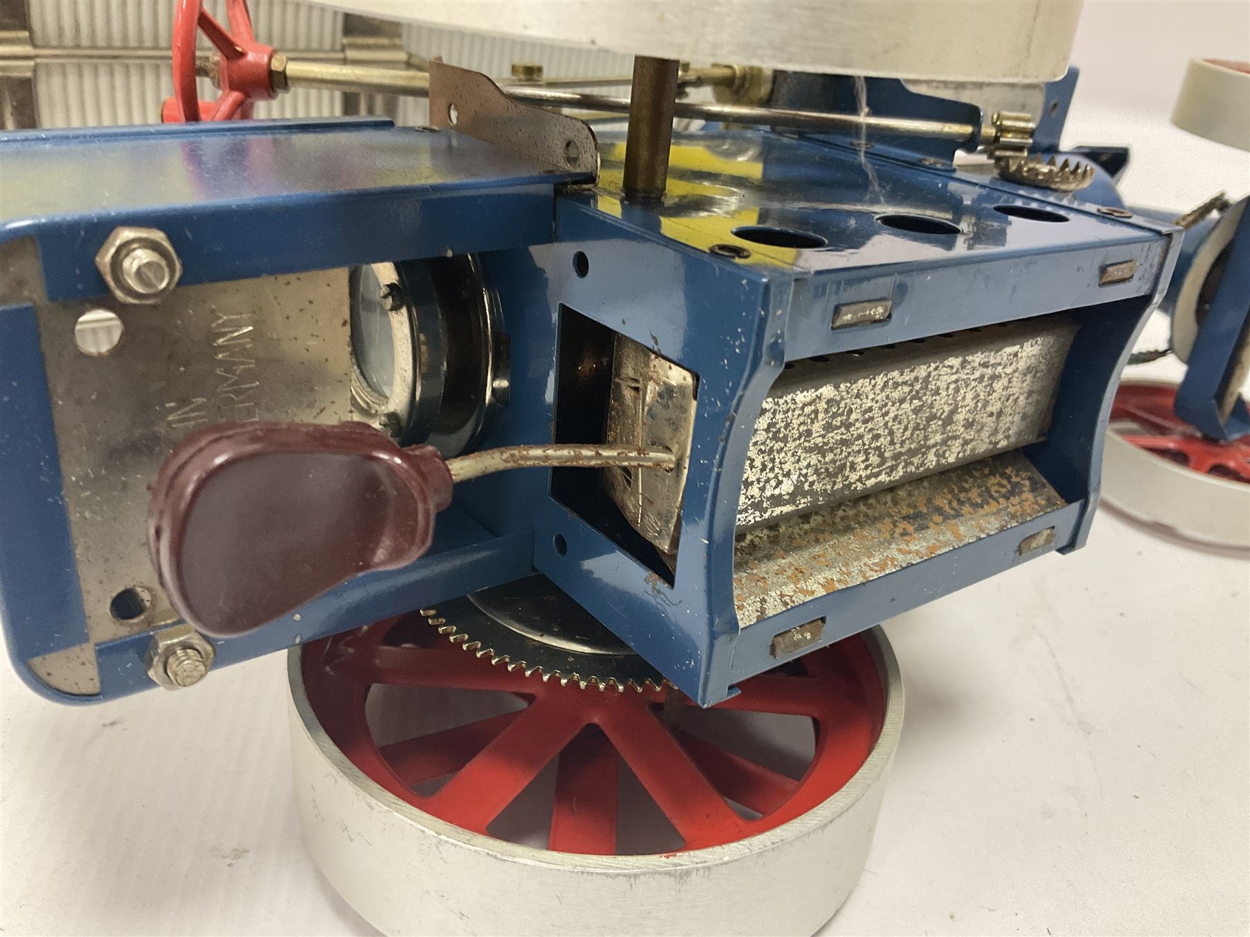 Mamod TE1A Wilesco Dampftraktor live steam tractor, with original box 