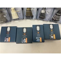 ‘Dr Who’ - Eaglemoss periodical Figurine Collection comprising twenty-seven figures of Tardis’ and Daleks, including Special Tardis 1 figure, two still with original magazine; all boxed, most with factory tie-downs 