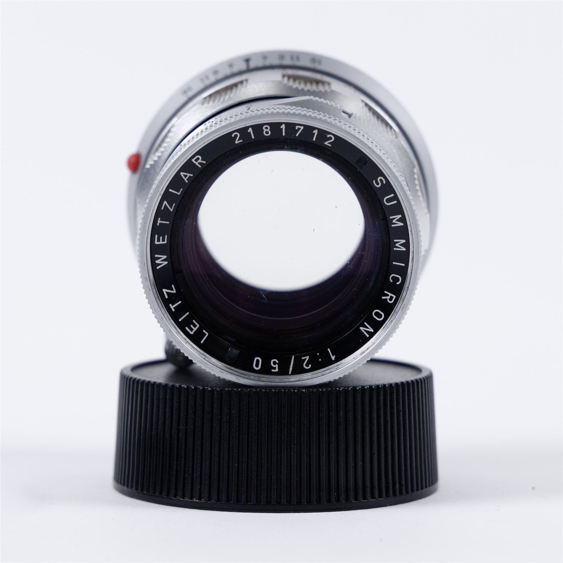 Leitz Wetzlar Summicron-M 1:2/50 camera lens, serial no. 2181712