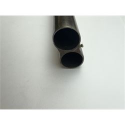 SHOTGUN CERTIFICATE REQUIRED - English 12-bore double trigger side by side double barrel shotgun serial no. 147696 