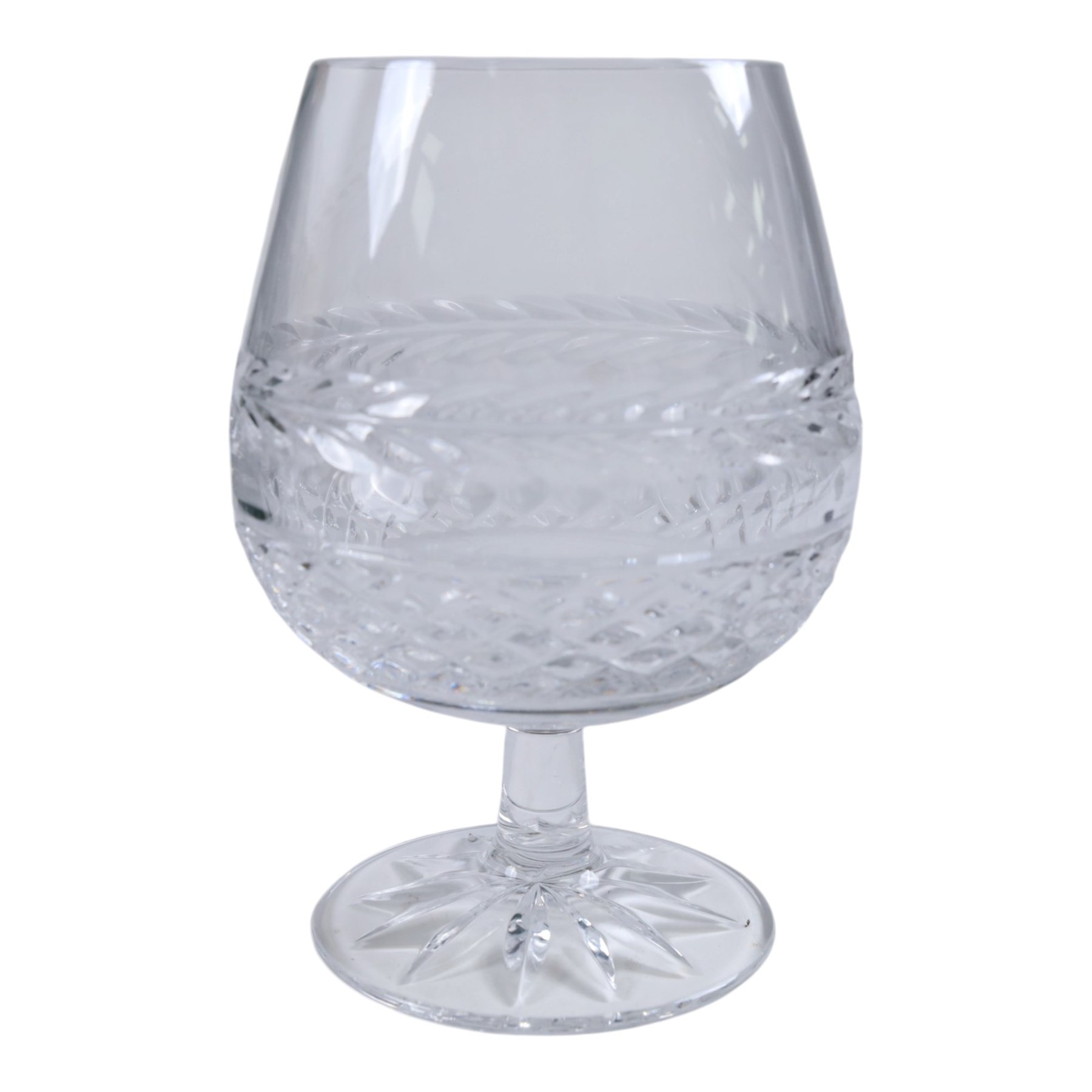 Four bottles of whisky, Galway Crystal glasses and Royal Worcester Harlequin coffee set