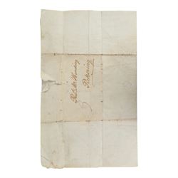 Early 19th century handbill for Malton Races June 1803 'Sagg's only correct and authentic list' with race details, runners and owners, named to back Revd. Harding, Pickering, H32cm