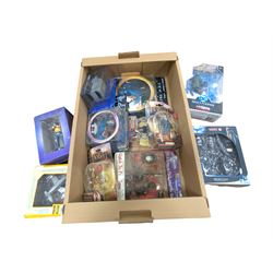 Vivid toys Lord of the Rings figures, together with a collection of other toys models/figu...