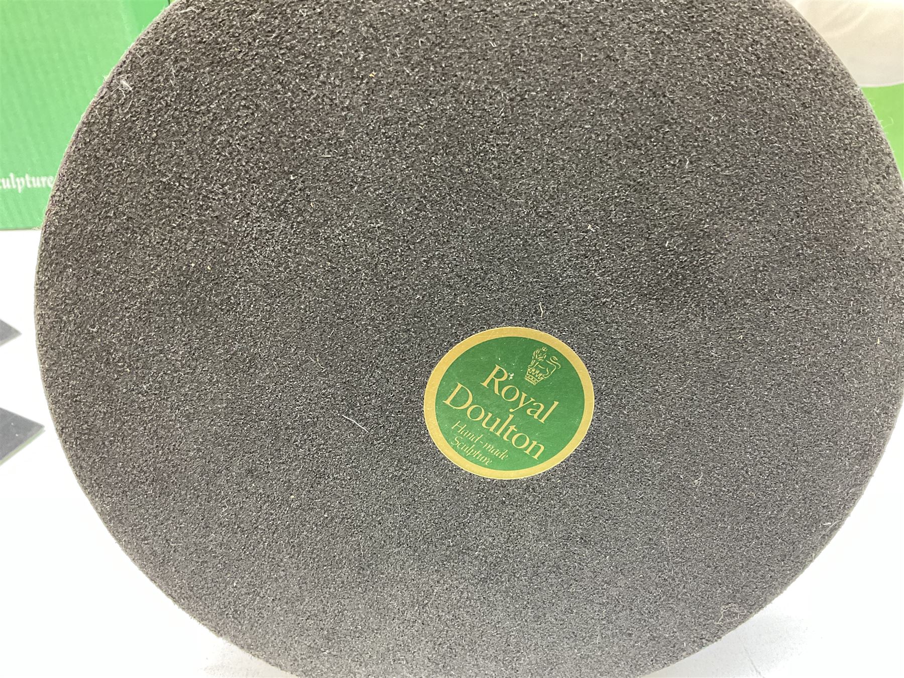 Five Beswick and Royal Doulton horse figures in matt white on black plinths, comprising of  Spirit of Affection no. 2689/2536, Springtime no.2837, Spirit of peace no.2916, Spirit of earth no.2914 and Spirit of the wild no. 183, together with a composite figure of a horse (6)