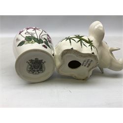 Plichta elephant together with Portmeirion The Botanic Garden vase