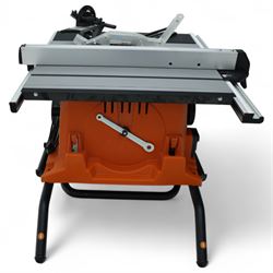 Evolution R255 PTS 255MM portable table saw, with multi material cutting blade