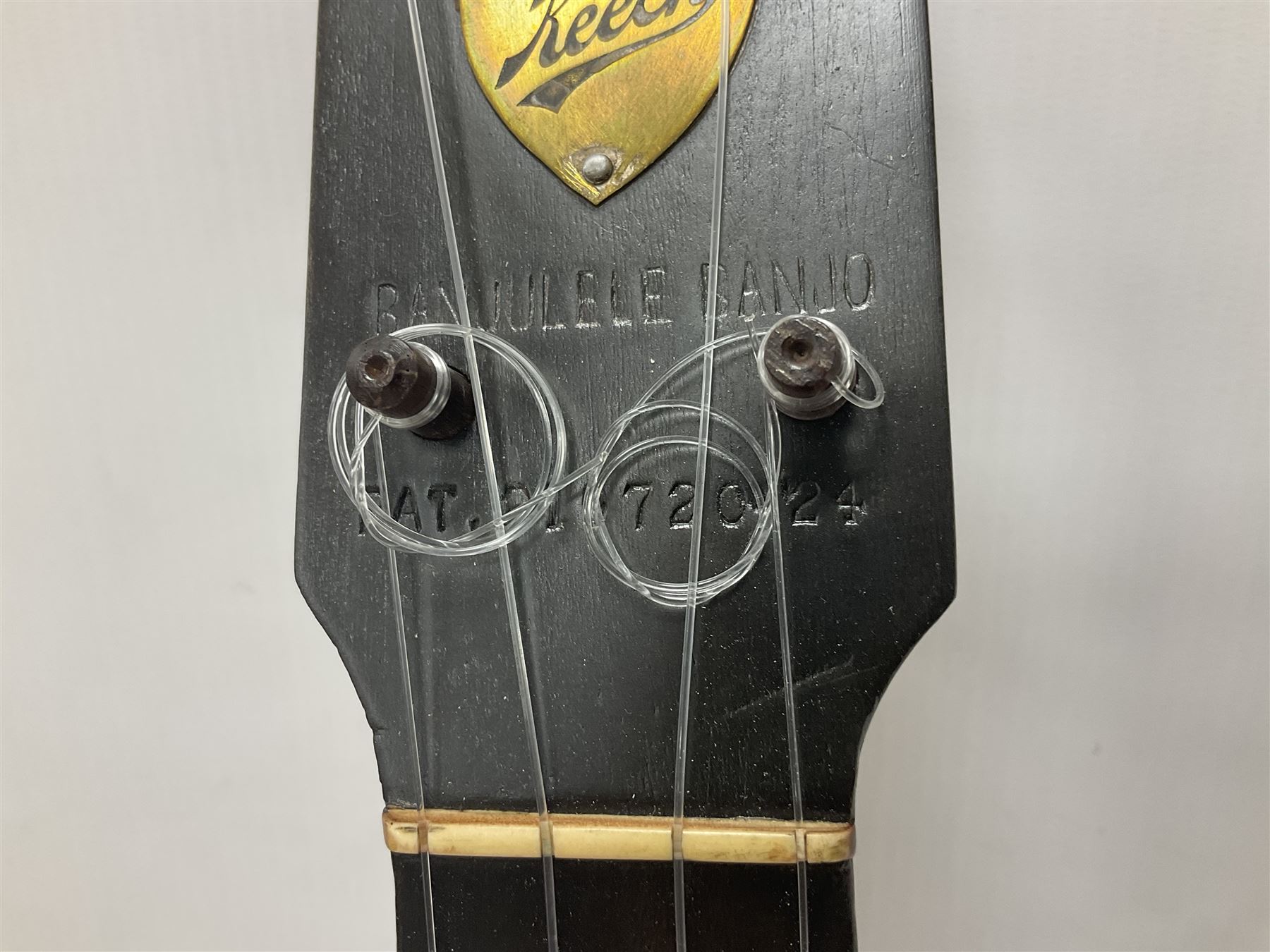Keech 1920's four string model C Banjulele in its original case