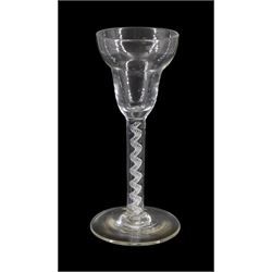 18th century drinking glass, the pan-top