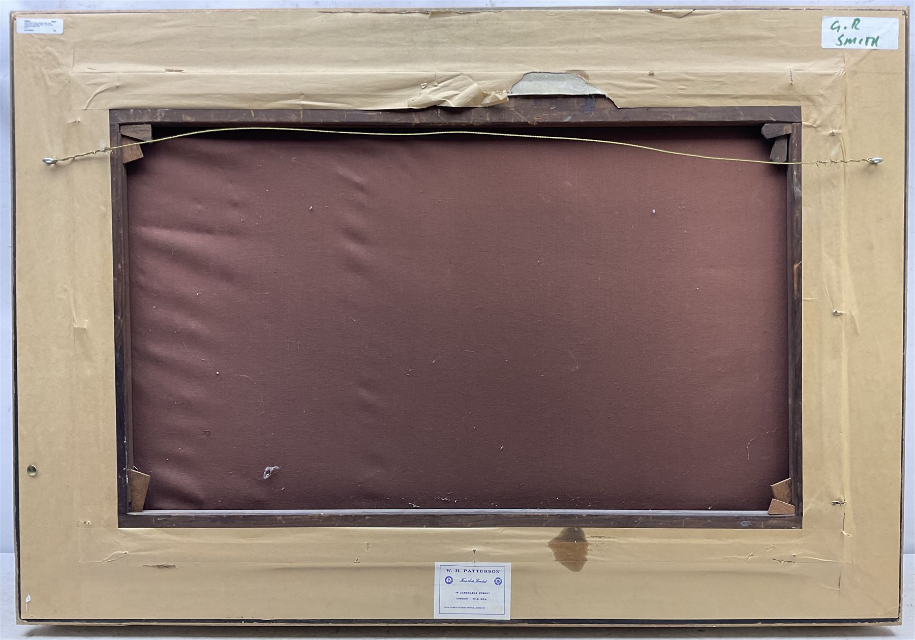 Aaron Edwin Penley (British 1806-1870): Haycart on a Wooded Track, oil on canvas signed and dated 1858, 55cm x 87cm 
Provenance: with WH Patterson, London, label verso