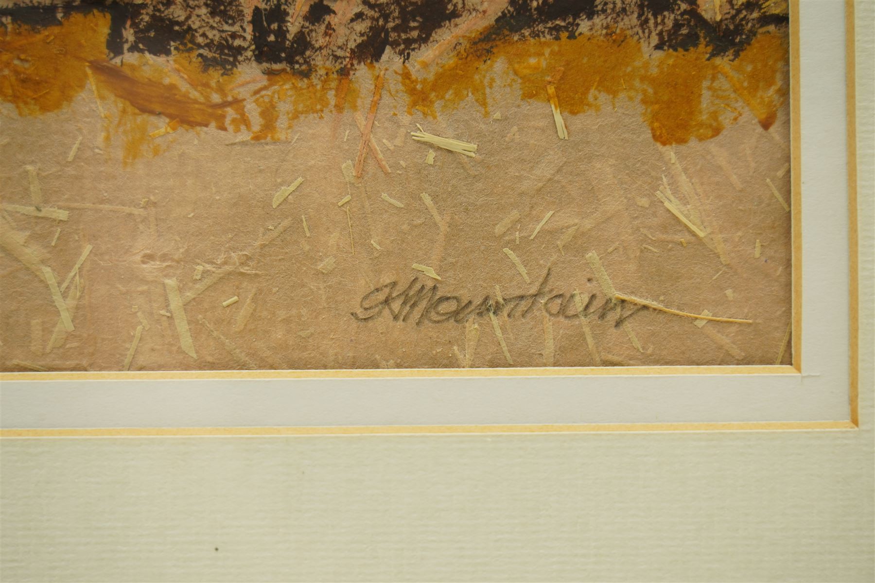 Keith Mountain (British 1944-): Sunset, mixed media signed 50cm x 41cm 