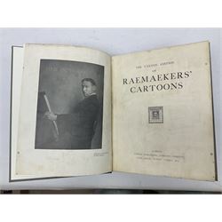 The Caxton Edition of Raemaekers' Cartoons; and Fitzpatrick D.R.: As I Saw It. 1953 New York. Collection of over 300 cartoons 1930s - 1950s. Dustjacket. (2)