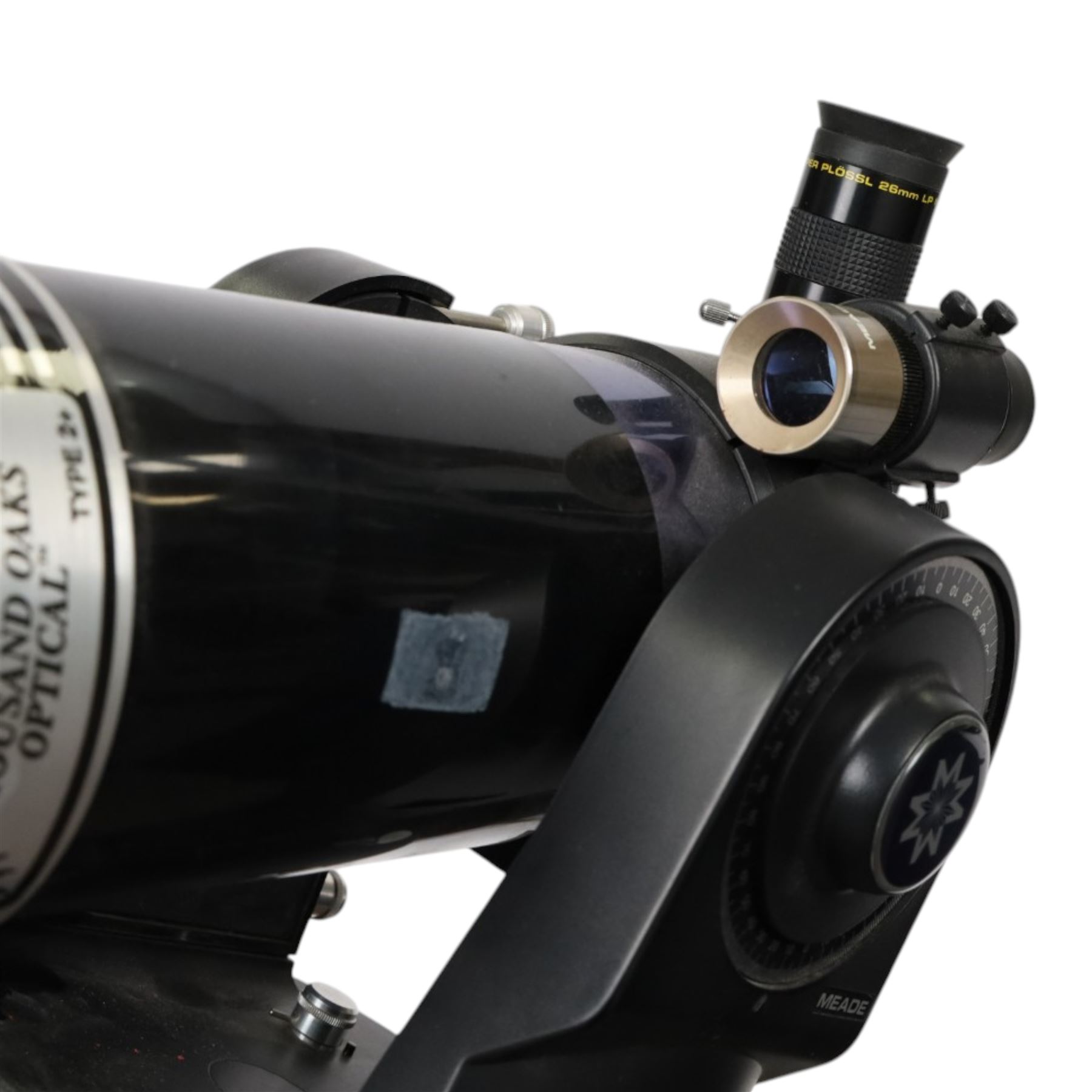 Meade ETX-90 telescope on a Meade field tripod, H126cm