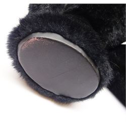 Steiff Replica 1903 Classic teddy bear, the golden mohair body with press squeaker and card tag No.000201 H21