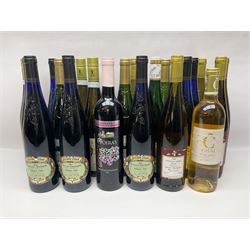 Mixed wine, including Pieroth Blue 2011, Kabinett, Moira's 2009  Reserva, Chai 2011 Bordeaux, etc, various content and proof (31)