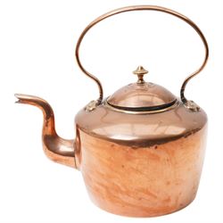 19th century bronze kettle H39cm