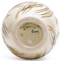 Moorcroft Harvest Poppy pattern vase, with impressed and painted marks to base, H24cm