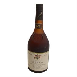 Exshaw Grande Tres Rare Champagne Premier Cru Du Cognac, 24 fl, 70% proof, three bottles 