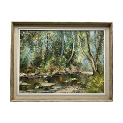 Ken Johnson: 'Mulgrave Woods Yorkshire', oil on canvas board signed, titled verso 44cm x 59cm 