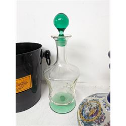 Wade Pussers rum ship decanter, together with another ship decanter etc 