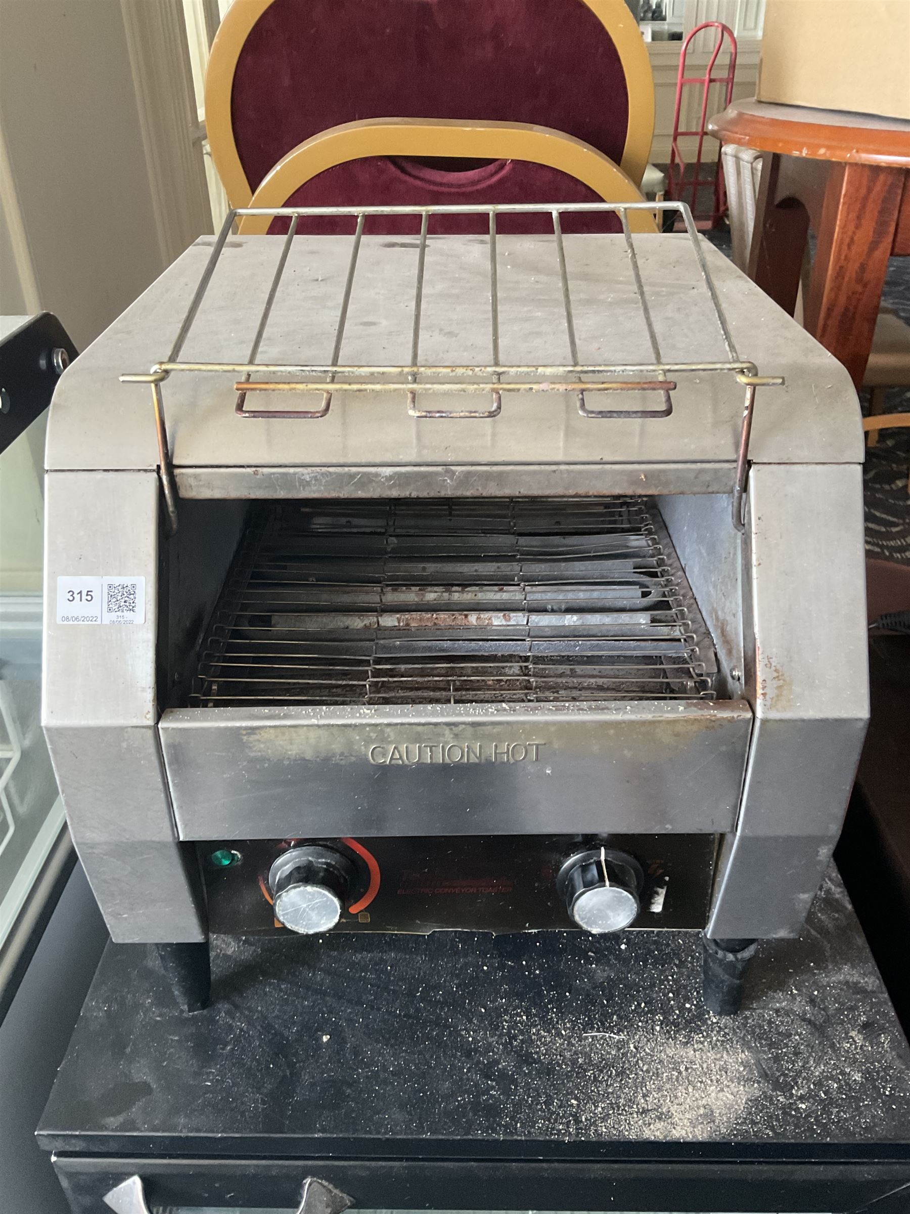 ToastMax electric conveyer toaster- LOT SUBJECT TO VAT ON THE HAMMER PRICE - To be collected by appointment from The Ambassador Hotel, 36-38 Esplanade, Scarborough YO11 2AY. ALL GOODS MUST BE REMOVED BY WEDNESDAY 15TH JUNE.