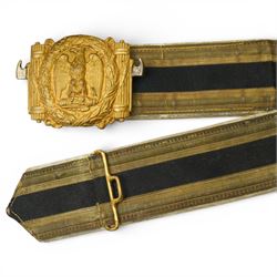 World War II Italian Fascist Leaders belt and buckle L78cm