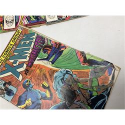 The Uncanny X-Men Marvel comics (1978-1982), including No. 112, British price variant newsstand edition, and Nos 136, 140, 150, 151, 156, 157, 160, 161 and 162, mixed cents and pence prices (10)