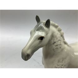 Beswick Welsh Cob  in grey no.1793, with printed mark beneath, H18cm