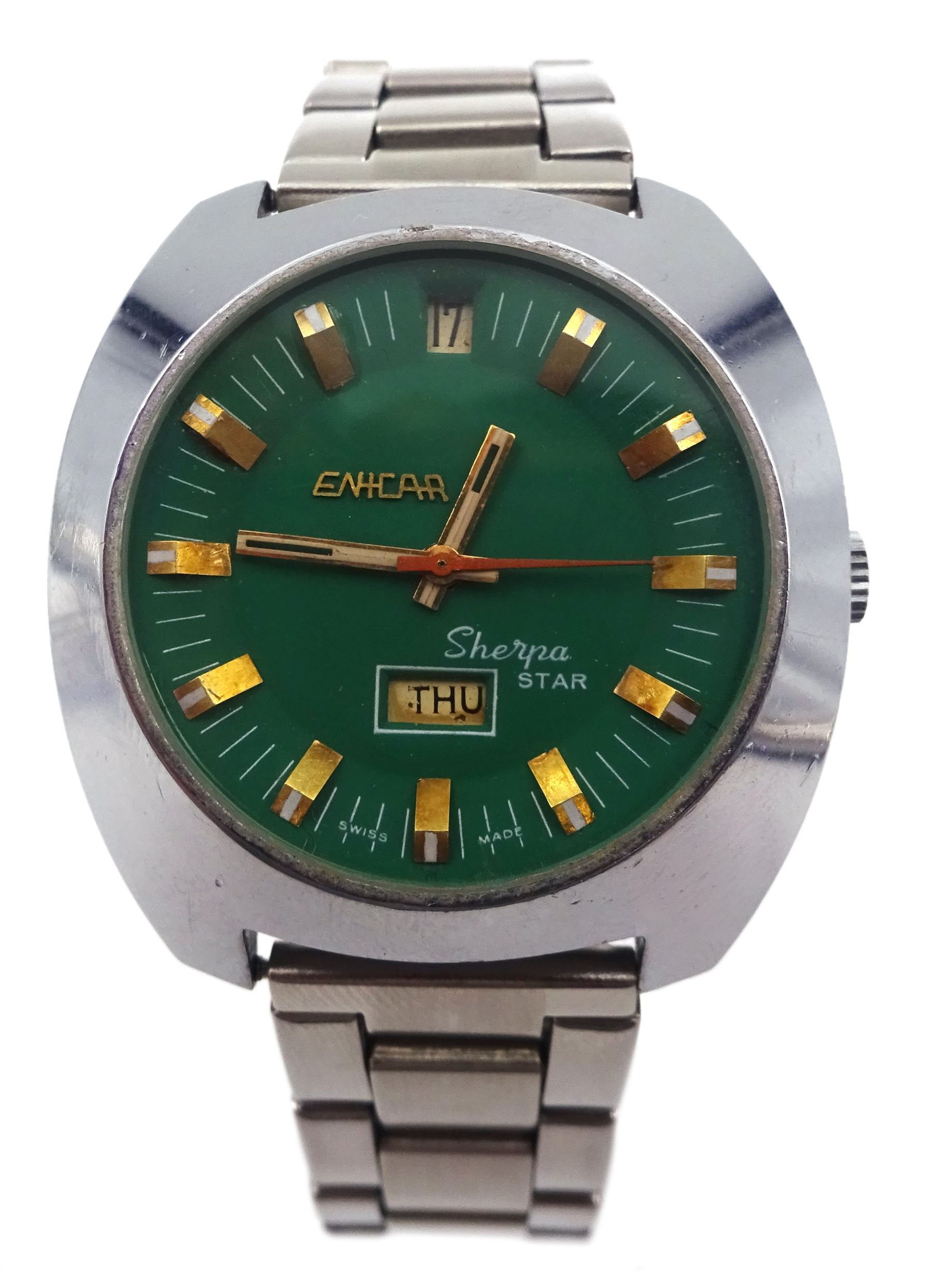 Enicar Sherpa Star automatic gentleman's stainless steel