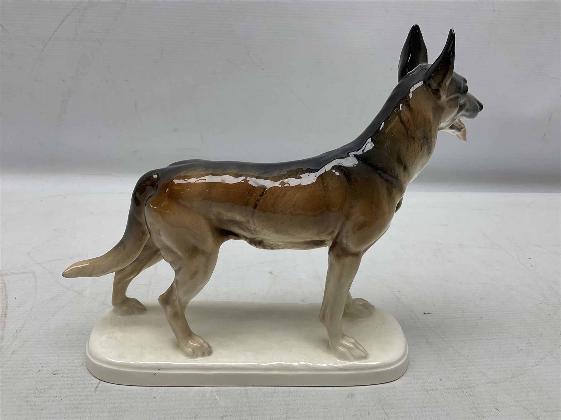 Two Hertwig and Co Katzhutte figures of dogs | Antiques
