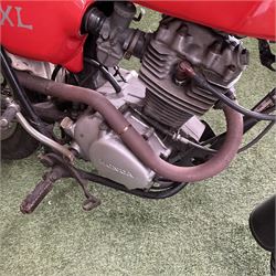 Honda XL125 motorcycle, 1979,  SBD 145R, 16,656 miles - THIS LOT IS TO BE COLLECTED BY APPOINTMENT FROM DUGGLEBY STORAGE, GREAT HILL, EASTFIELD, SCARBOROUGH, YO11 3TX
