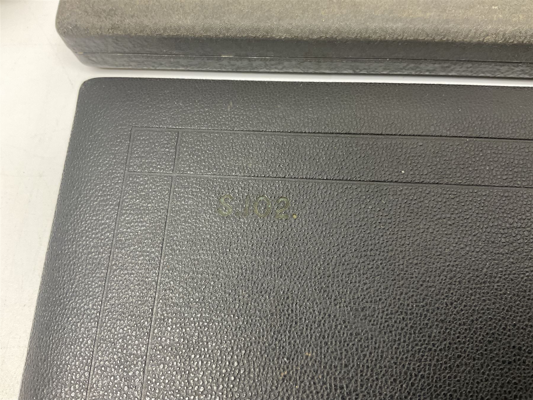 J Halden & Co cased drawing set, together with other cased drawing sets, including examples from prazision garantie and Kern Swiss 