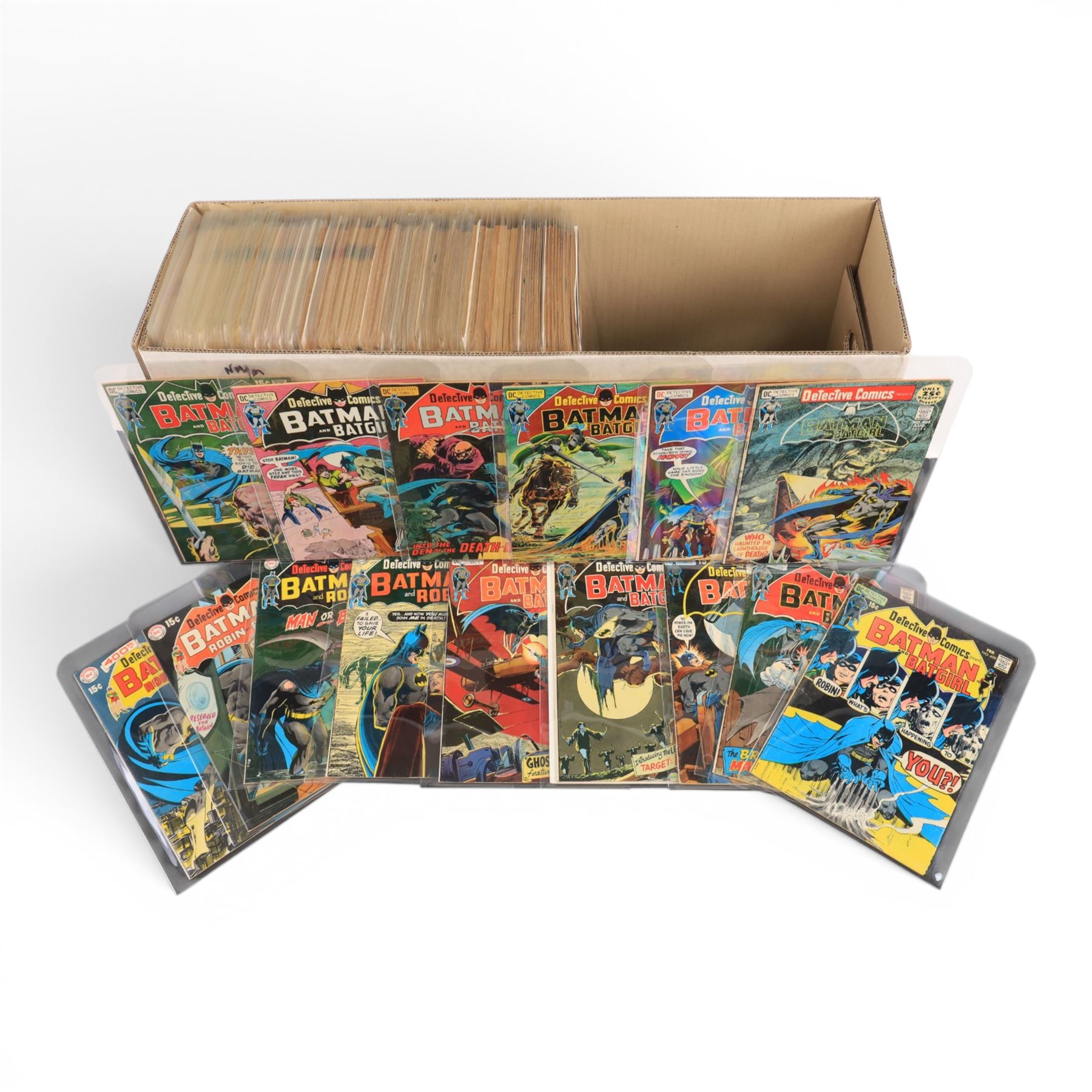 Collection of DC Bronze Age 'Batman Detective Comics', spanning years 1970-1985, comprising a continuous run of issues #400-#550 and some annuals and later editions