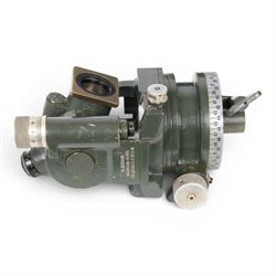 WWII German aiming circle optical sight, in case  