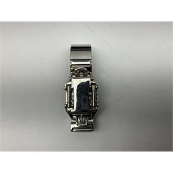 Four X Data stainless steel wristwatches, two Marc Gay wristwatches and one other, all with cover plates