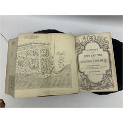 Sheahan, James Joseph, History of the Town & port of Kingston upon Hull, Second edition, John Green Beverley, 1866, folding frontis, map and engraved plates, together with another example of the same, (2)