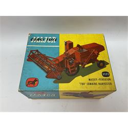 Corgi - Massey-Ferguson 780 Combine Harvester no.1111 and Corgi Massey-Ferguson 65 Tractor with Shovel no.53; both in original boxes 