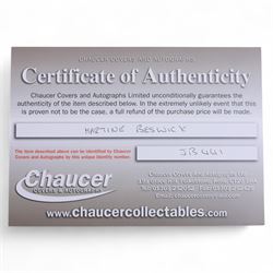 Eight James Bond signed 10 x 8