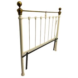 Victorian style cream and brass finish 4' 6