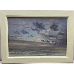 Neil Tyler (British 1945-): 'Sea and Sky Study', oil on board signed and dated '07, 31cm x 48cm